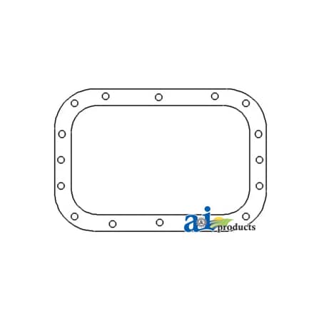 A & I Products Gasket, Center Housing 16" x10.5" x0.1" A-9N4662